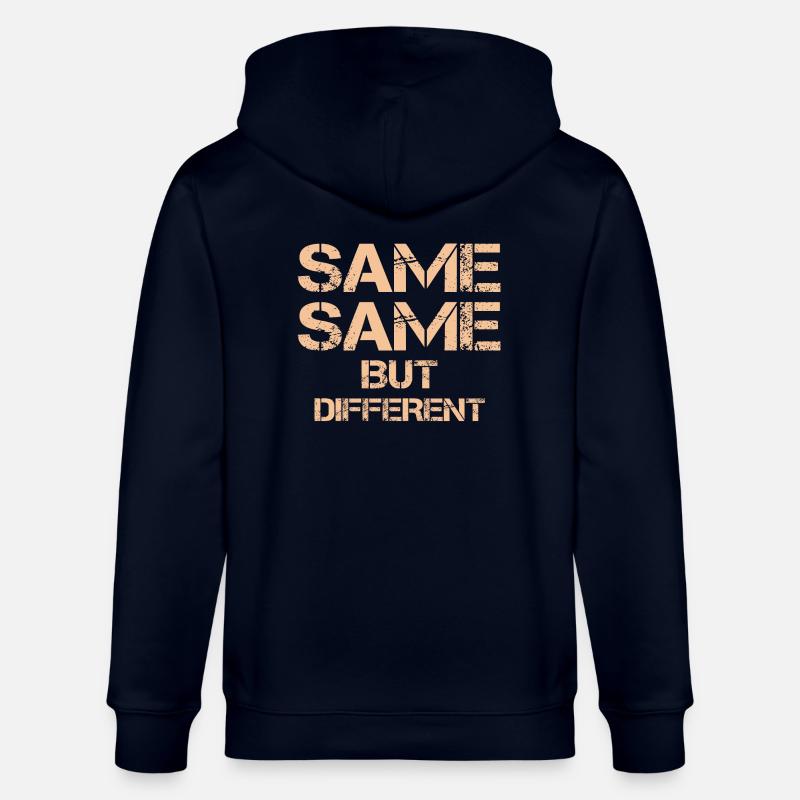 même mais différent même Thaïlande-Zit - Veste à capuche bio CULTIVATOR Stanley/Stella Unisexe - marine