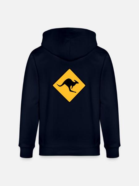 Roadsign Känguruh - Stanley/Stella Unisex Bio-Kapuzenjacke CULTIVATOR  - Navy