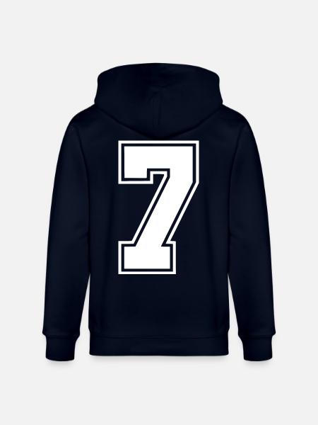 7 - Stanley/Stella CULTIVATOR  Unisex Organic Hooded Jacket - navy