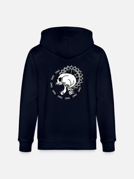 Skull Chain Punk-3c - Stanley/Stella Unisex Bio-Kapuzenjacke CULTIVATOR  - Navy