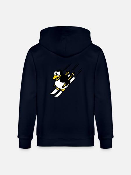 pinguin_ski_022011_a_3c - Stanley/Stella CULTIVATOR Unisex Organic Hooded Jacket - navy