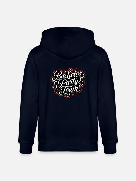 Bachelor Party Team - Stanley/Stella CULTIVATOR  Unisex Organic Hooded Jacket - navy