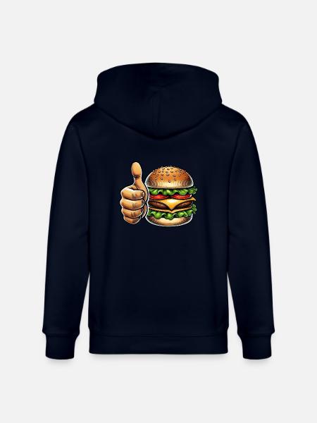 Burger mexicain Restauration rapide - Veste à capuche bio CULTIVATOR Stanley/Stella Unisexe - marine