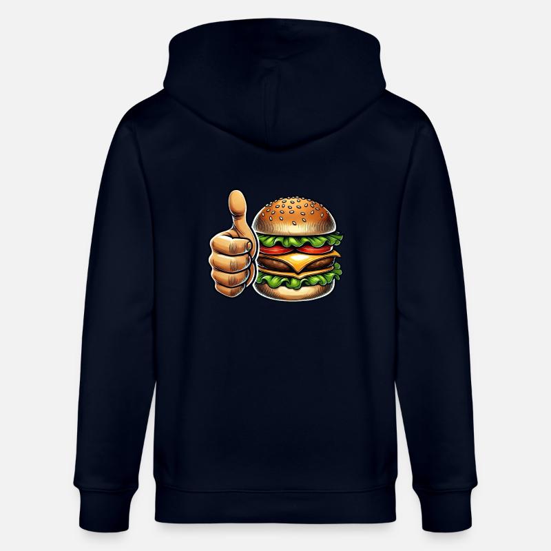 Burger mexicain Restauration rapide - Veste à capuche bio CULTIVATOR Stanley/Stella Unisexe - marine