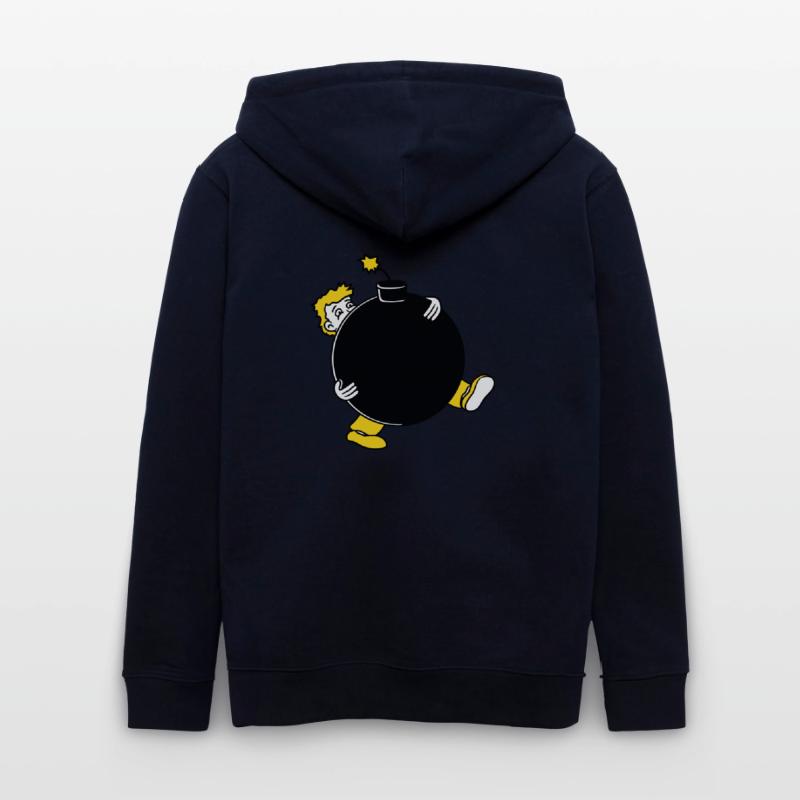bomb explosion explode tnt dynamite dangerous Stanley/Stella CULTIVATOR  Unisex Organic Hooded Jacket