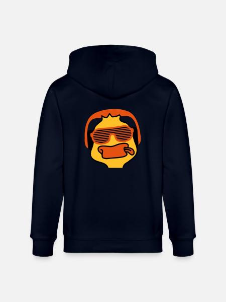 Party Duck - Veste à capuche bio CULTIVATOR Stanley/Stella Unisexe - marine