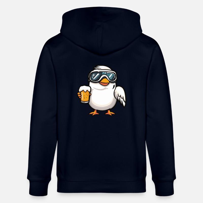 Taube Vogel Bière d’après-ski - Veste à capuche bio CULTIVATOR Stanley/Stella Unisexe - marine