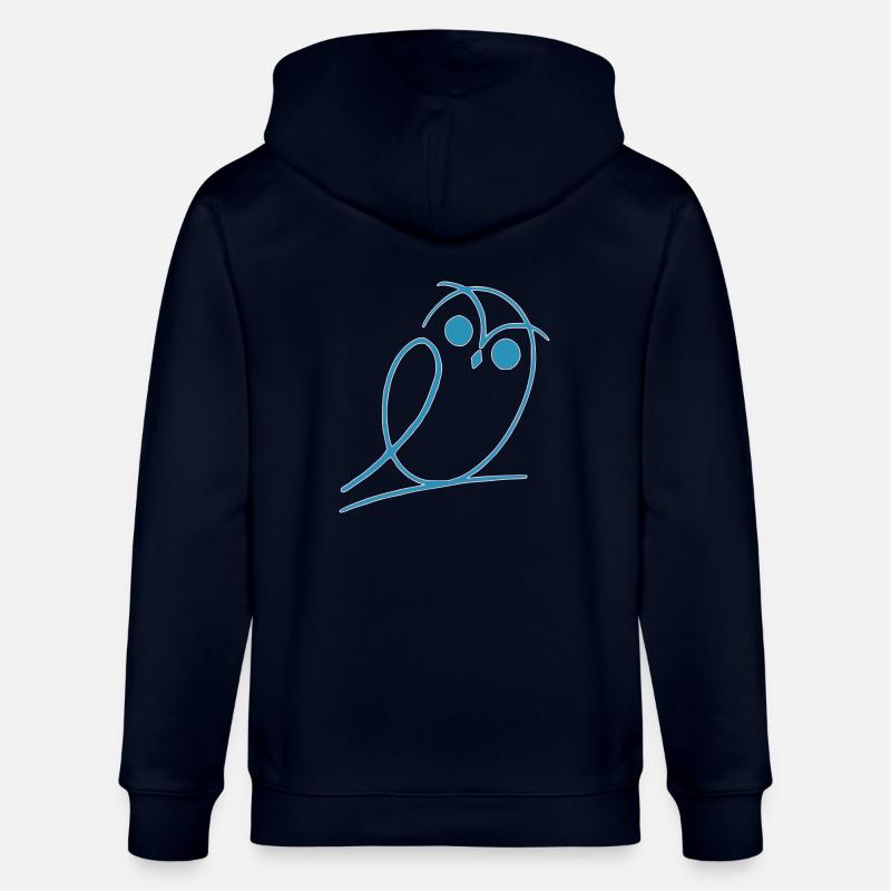 Eule - Stanley/Stella Unisex Bio-Kapuzenjacke CULTIVATOR  - Navy