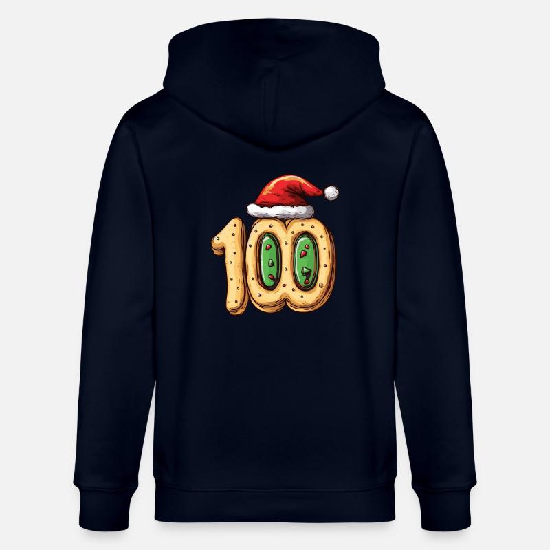 100 Numéro Noël - Veste à capuche bio CULTIVATOR Stanley/Stella Unisexe - marine