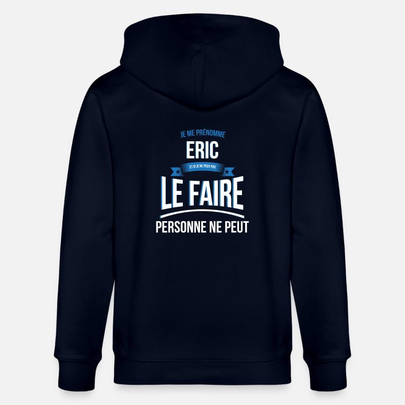 Eric personne ne peut cadeau - Veste à capuche bio CULTIVATOR Stanley/Stella Unisexe - marine