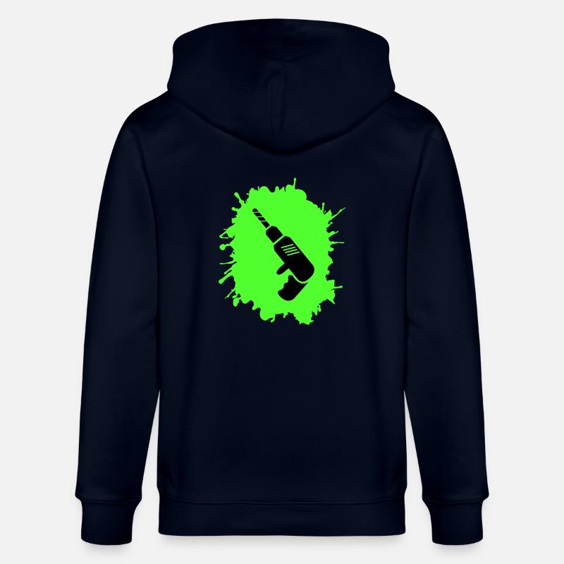 Artisan des perceuses Blobs - Veste à capuche bio CULTIVATOR Stanley/Stella Unisexe - marine