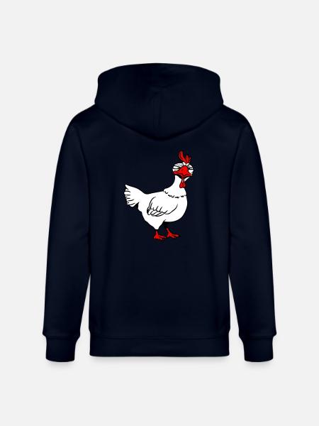 Huhn böse - Stanley/Stella Unisex Bio-Kapuzenjacke CULTIVATOR - Navy
