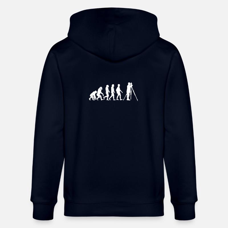 évolution arpenteur-géomètre, professions - Veste à capuche bio CULTIVATOR Stanley/Stella Unisexe - marine