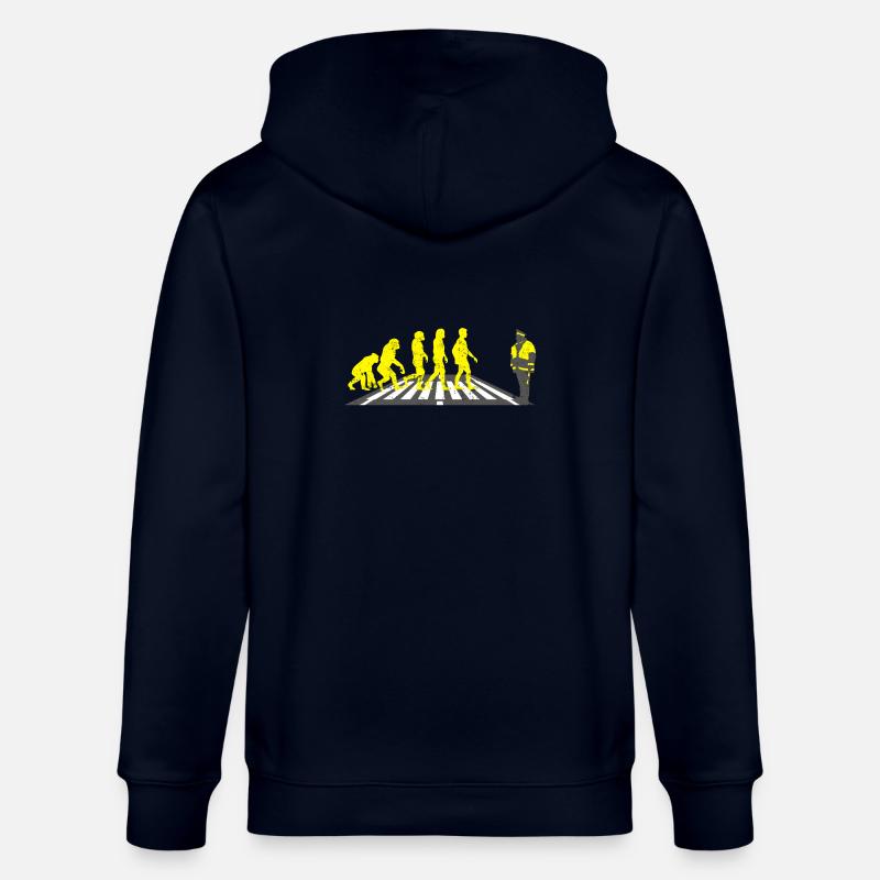 Schülerlotse école d'aide cadeau d'évolution - Veste à capuche bio CULTIVATOR Stanley/Stella Unisexe - marine