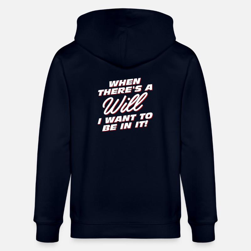 When there is a will - Stanley/Stella Unisex Bio-Kapuzenjacke CULTIVATOR  - Navy