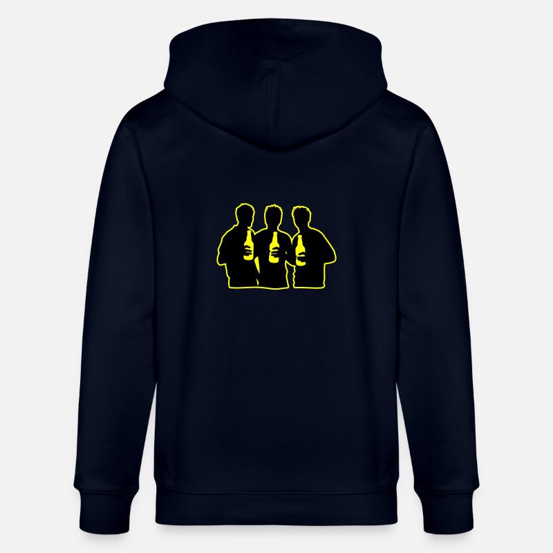 Team Bier Mannschaft - Stanley/Stella Unisex Bio-Kapuzenjacke CULTIVATOR  - Navy