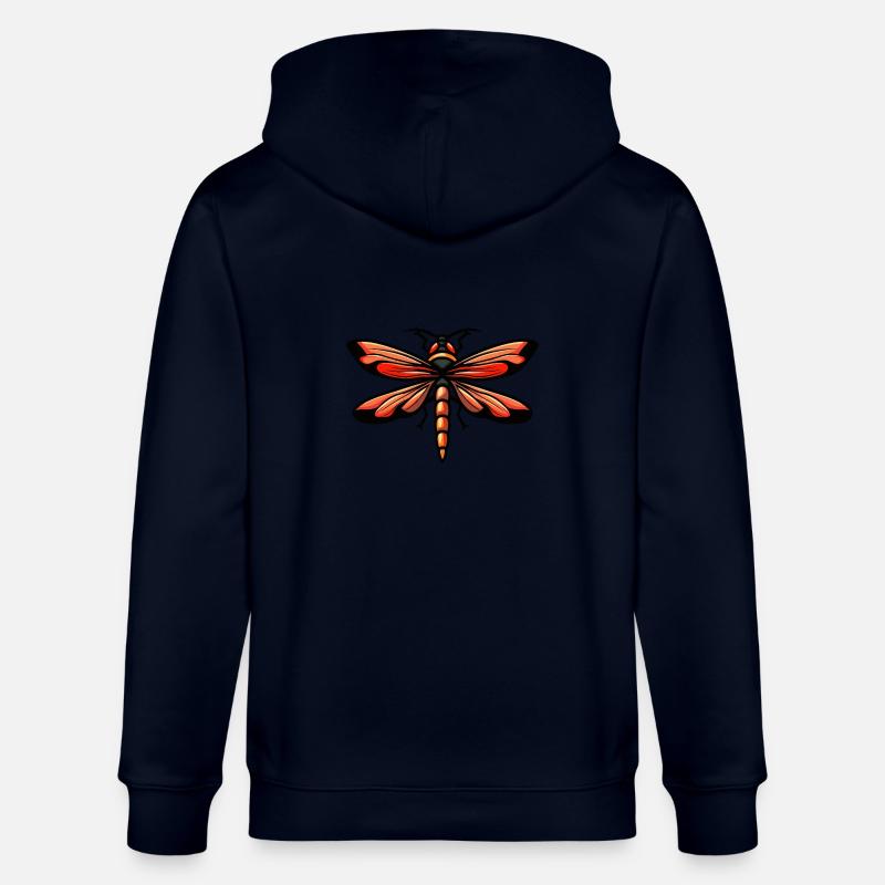 Libelle Comic - Stanley/Stella Unisex Bio-Kapuzenjacke CULTIVATOR  - Navy