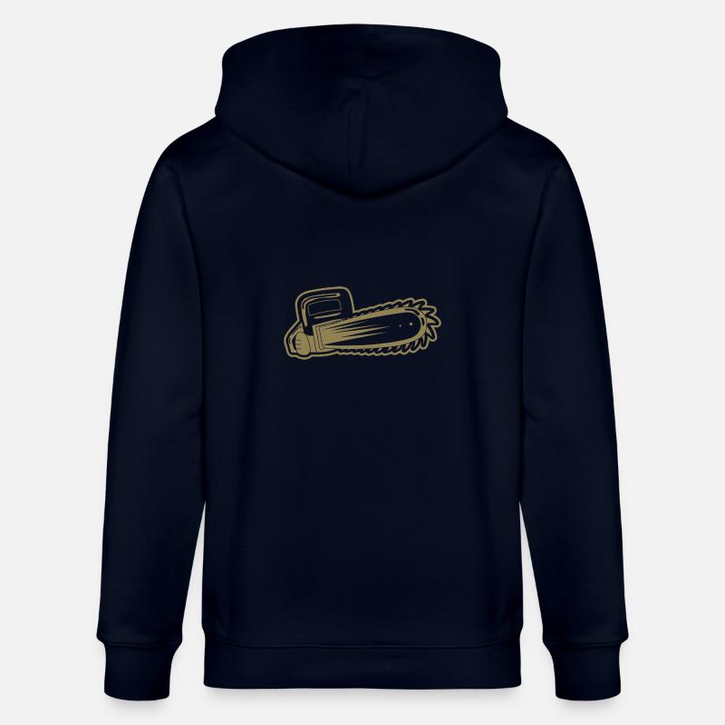 Tronçonneuse Tronçonneuse Pocket Design - Veste à capuche bio CULTIVATOR Stanley/Stella Unisexe - marine
