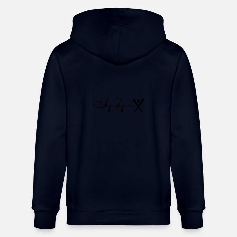 Cœur de pouls de baseball - Veste à capuche bio CULTIVATOR Stanley/Stella Unisexe - marine
