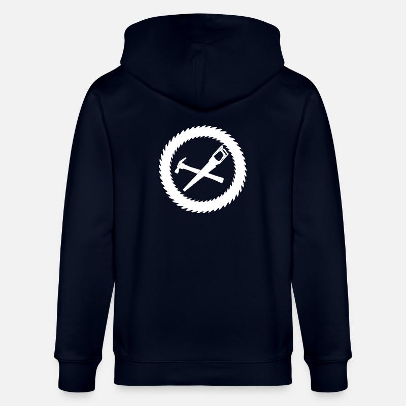 Scie circulaire Carpenter Zimmermann - Veste à capuche bio CULTIVATOR Stanley/Stella Unisexe - marine