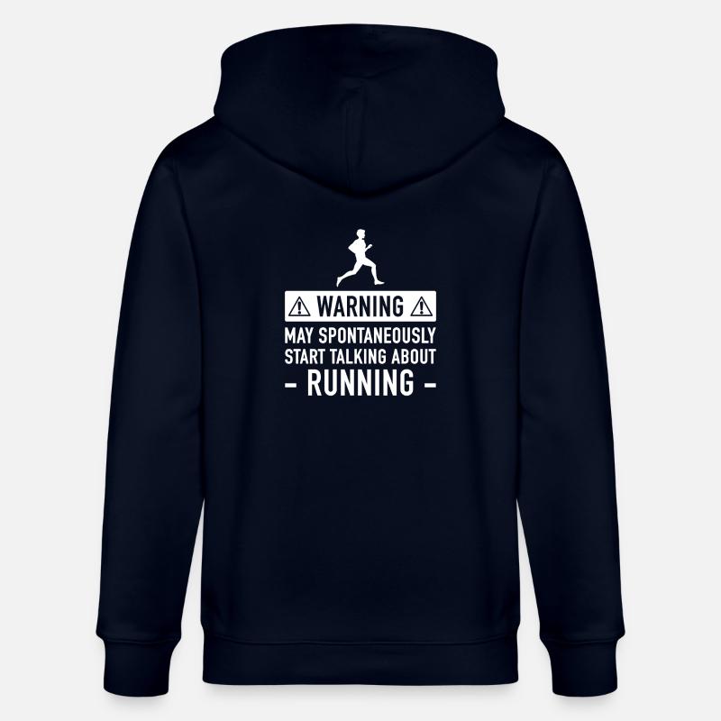 Courir Idée Cadeau drôle - Veste à capuche bio CULTIVATOR Stanley/Stella Unisexe - marine