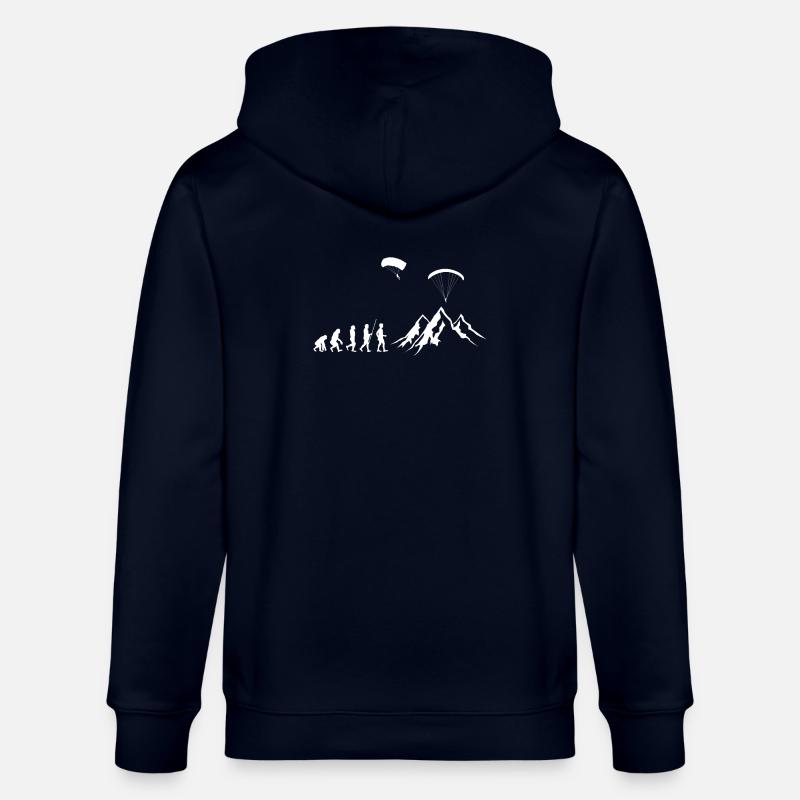 Paragliding - Gleitschirmfliegen - Evolution - Stanley/Stella Unisex Bio-Kapuzenjacke CULTIVATOR  - Navy