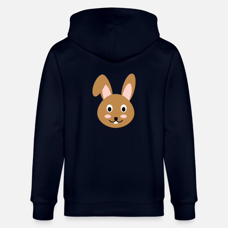 Lapin - Veste à capuche bio CULTIVATOR Stanley/Stella Unisexe - marine