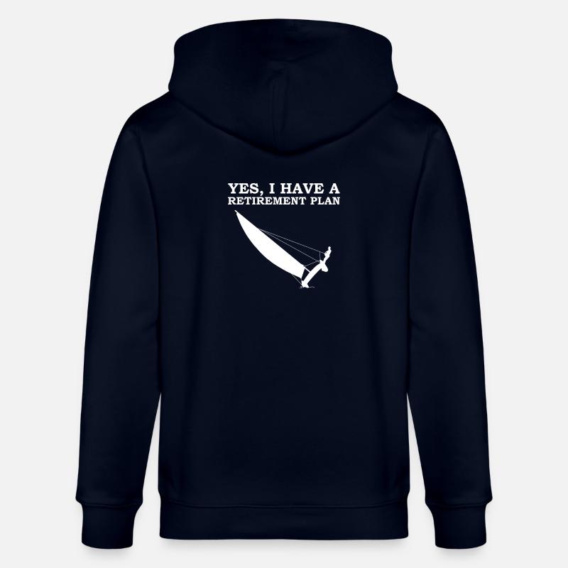 Plan de retraite: Catamaran Sailing - Veste à capuche bio CULTIVATOR Stanley/Stella Unisexe - marine