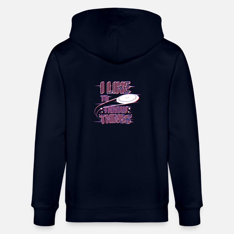 Frisbee throw things - Stanley/Stella CULTIVATOR Unisex Organic Hooded Jacket - navy