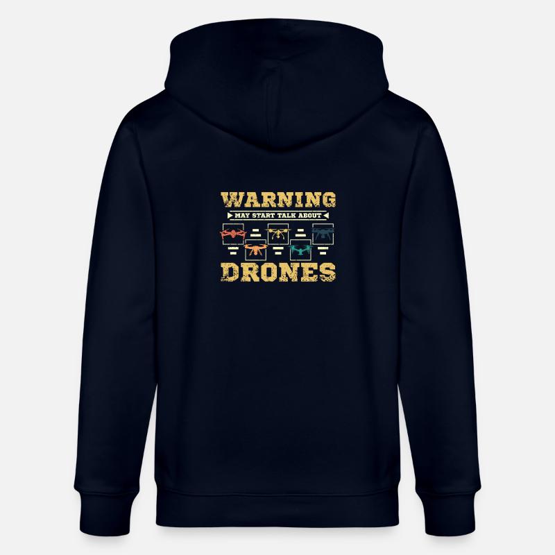 Talk about drones - Stanley/Stella Unisex Bio-Kapuzenjacke CULTIVATOR  - Navy