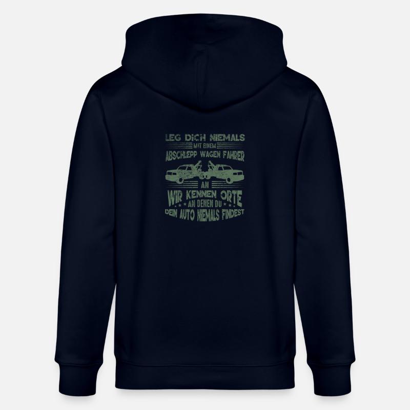 Abschleppdienst Geschenkideen - Stanley/Stella Unisex Bio-Kapuzenjacke CULTIVATOR  - Navy