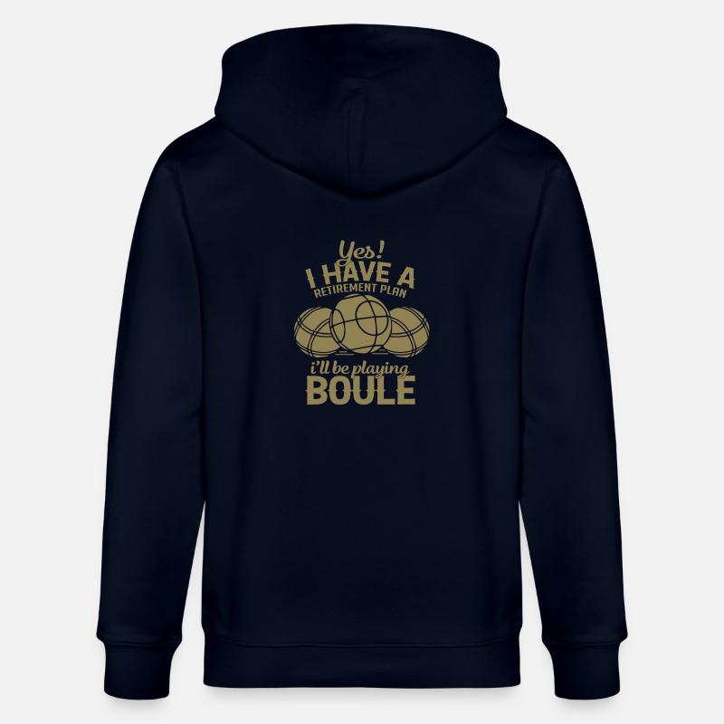 Boule Rente Plan - Stanley/Stella Unisex Bio-Kapuzenjacke CULTIVATOR  - Navy