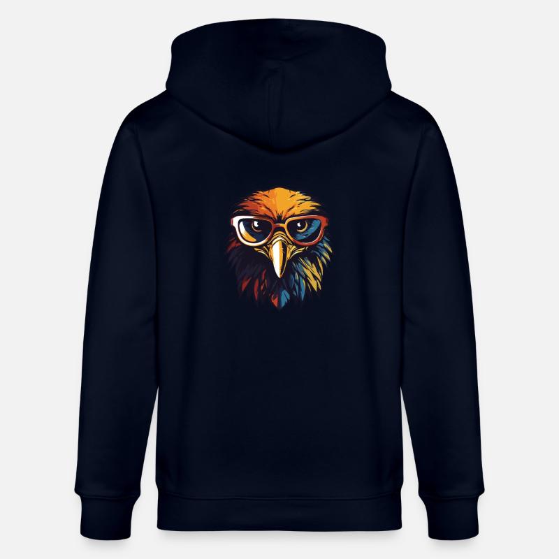 Fête Eagle Cool Head - Veste à capuche bio CULTIVATOR Stanley/Stella Unisexe - marine