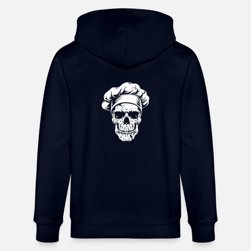 Koch Skull Chef - Veste à capuche bio CULTIVATOR Stanley/Stella Unisexe - marine
