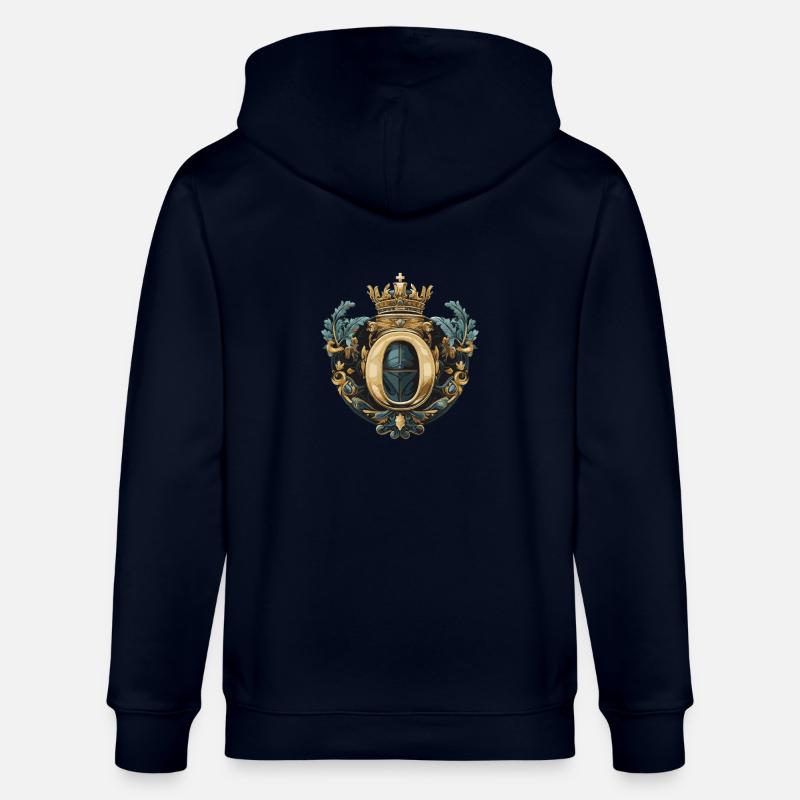 O Buchstabe Logo Krone - Stanley/Stella Unisex Bio-Kapuzenjacke CULTIVATOR  - Navy
