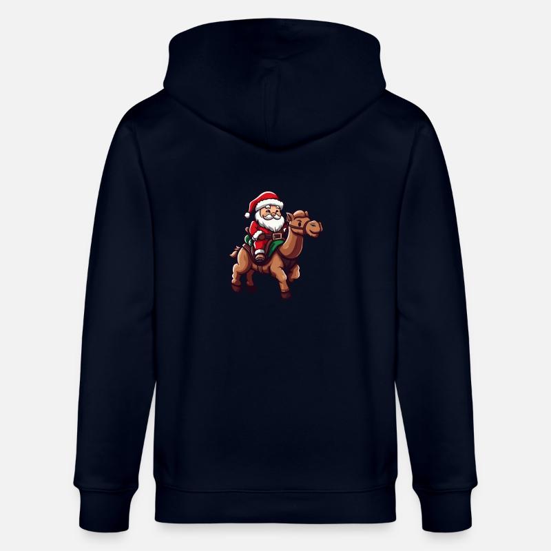 Kamel Weihnachtsmann - Stanley/Stella Unisex Bio-Kapuzenjacke CULTIVATOR  - Navy
