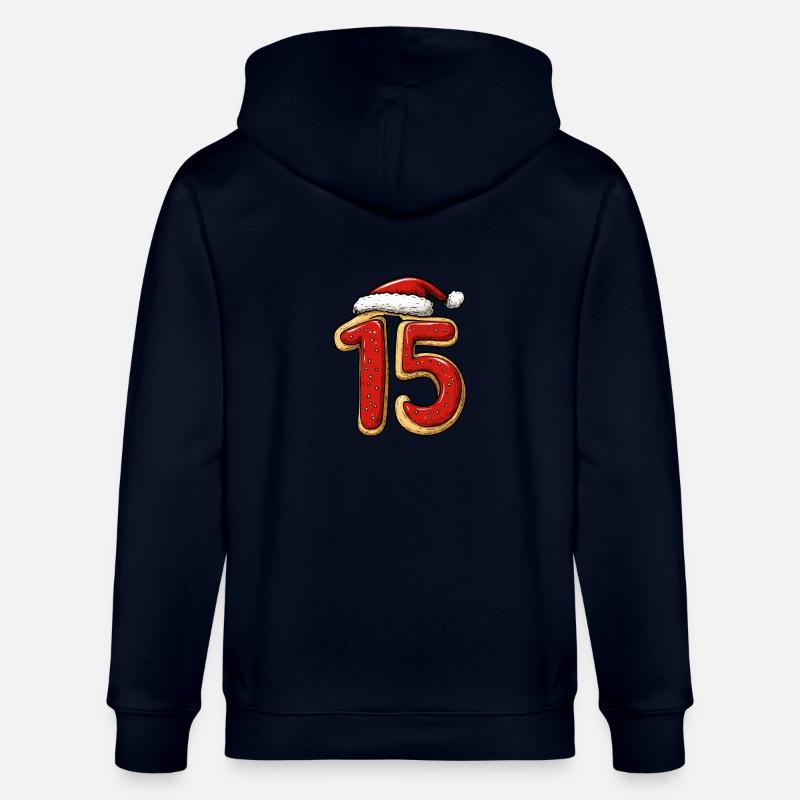 15 Numéro Noël - Veste à capuche bio CULTIVATOR Stanley/Stella Unisexe - marine