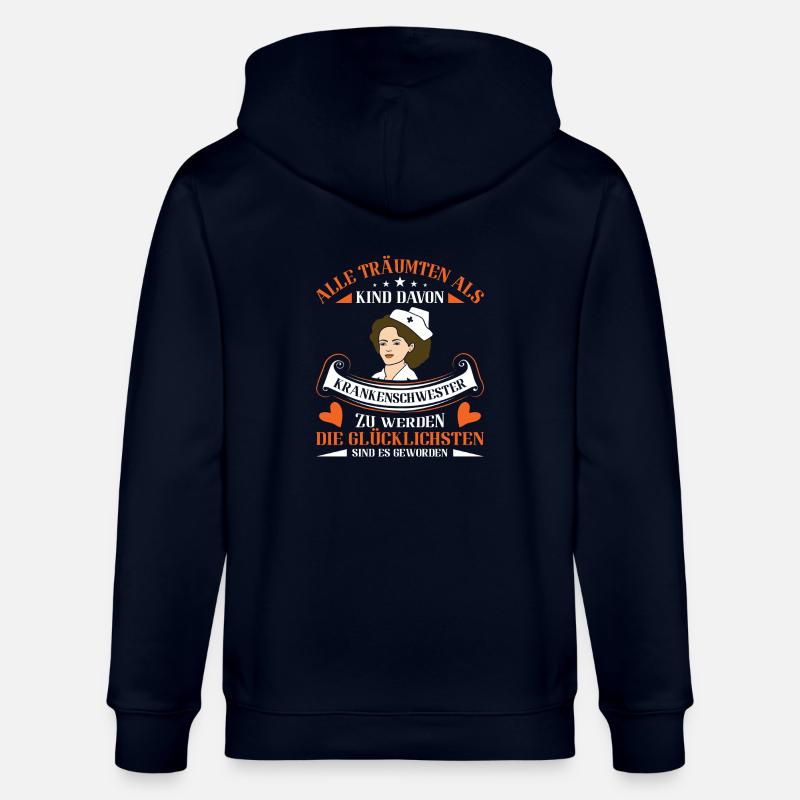 Krankenschwester Krankenpfleger - Stanley/Stella Unisex Bio-Kapuzenjacke CULTIVATOR - Navy