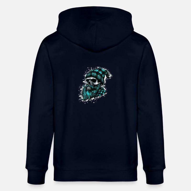Crâne de bûcheron - Veste à capuche bio CULTIVATOR Stanley/Stella Unisexe - marine
