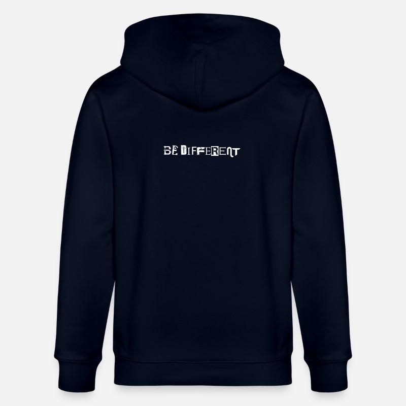 Be different other anders verschieden - Stanley/Stella Unisex Bio-Kapuzenjacke CULTIVATOR - Navy