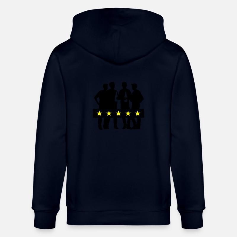 Enterrement de vie de garçon - Veste à capuche bio CULTIVATOR Stanley/Stella Unisexe - marine