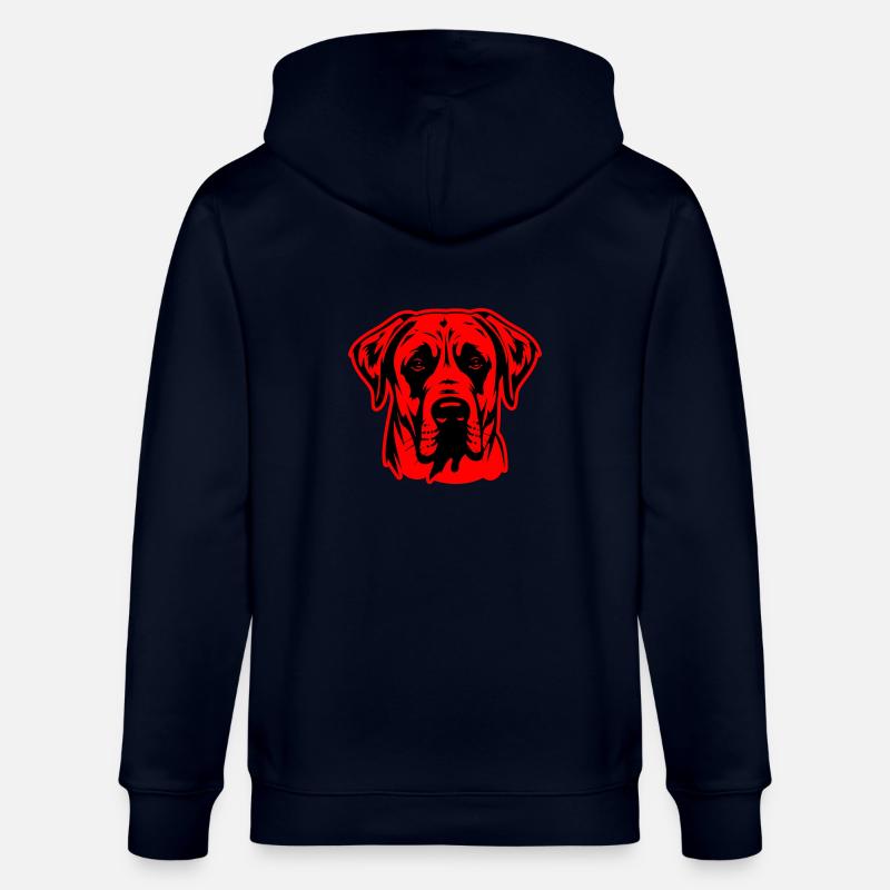 Kangal Hund Kopf - Stanley/Stella Unisex Bio-Kapuzenjacke CULTIVATOR  - Navy