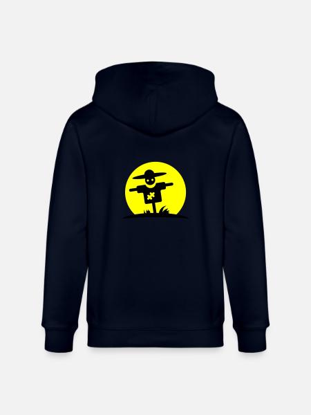 Scarecrow - Stanley/Stella CULTIVATOR Unisex Organic Hooded Jacket - navy