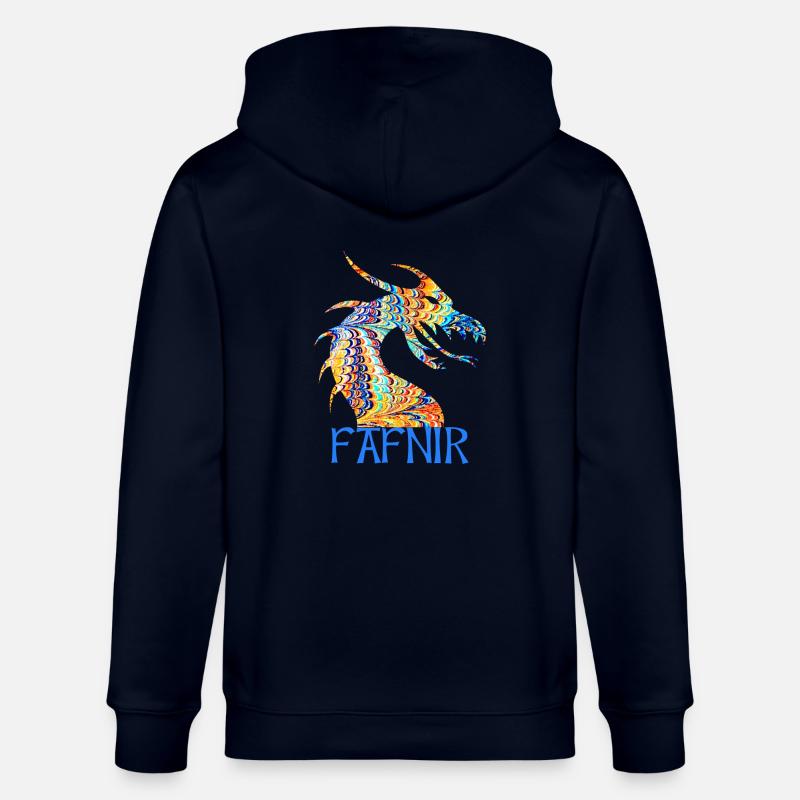 drache fafnir e 120 - Stanley/Stella Unisex Bio-Kapuzenjacke CULTIVATOR  - Navy