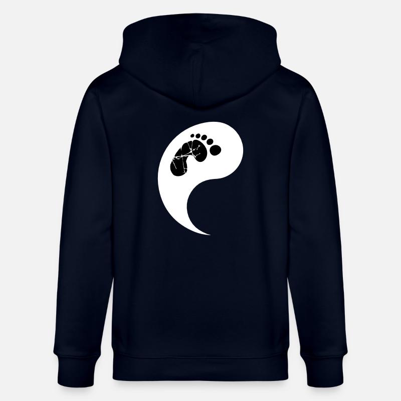 Demi-bébé blanc - Veste à capuche bio CULTIVATOR Stanley/Stella Unisexe - marine