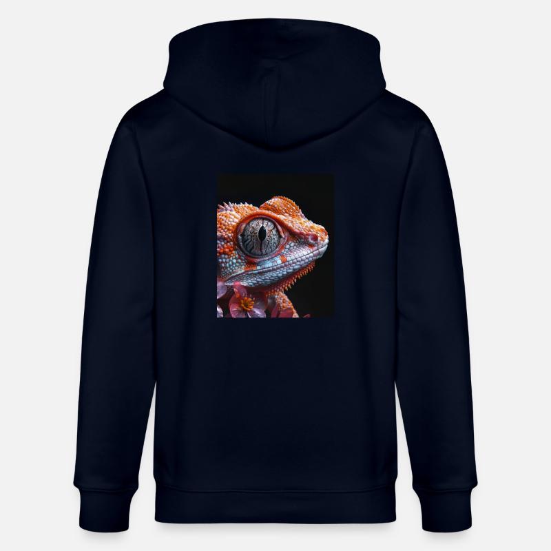 Affiche Animal et Fleur 13 - Veste à capuche bio CULTIVATOR Stanley/Stella Unisexe - marine