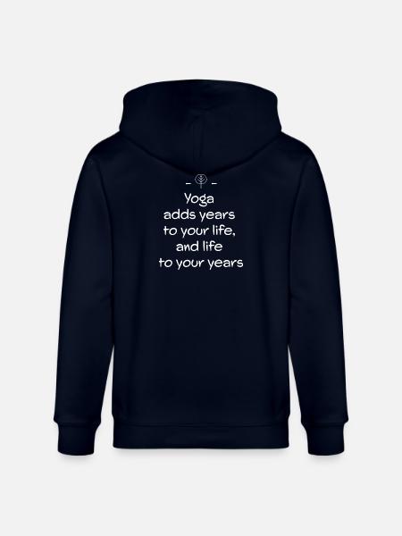 Yoga - Stanley/Stella CULTIVATOR Unisex Organic Hooded Jacket - navy