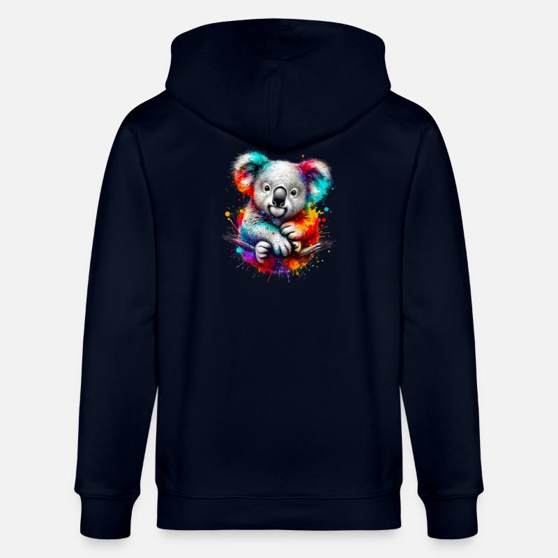 Koala - Stanley/Stella Unisex Bio-Kapuzenjacke CULTIVATOR - Navy