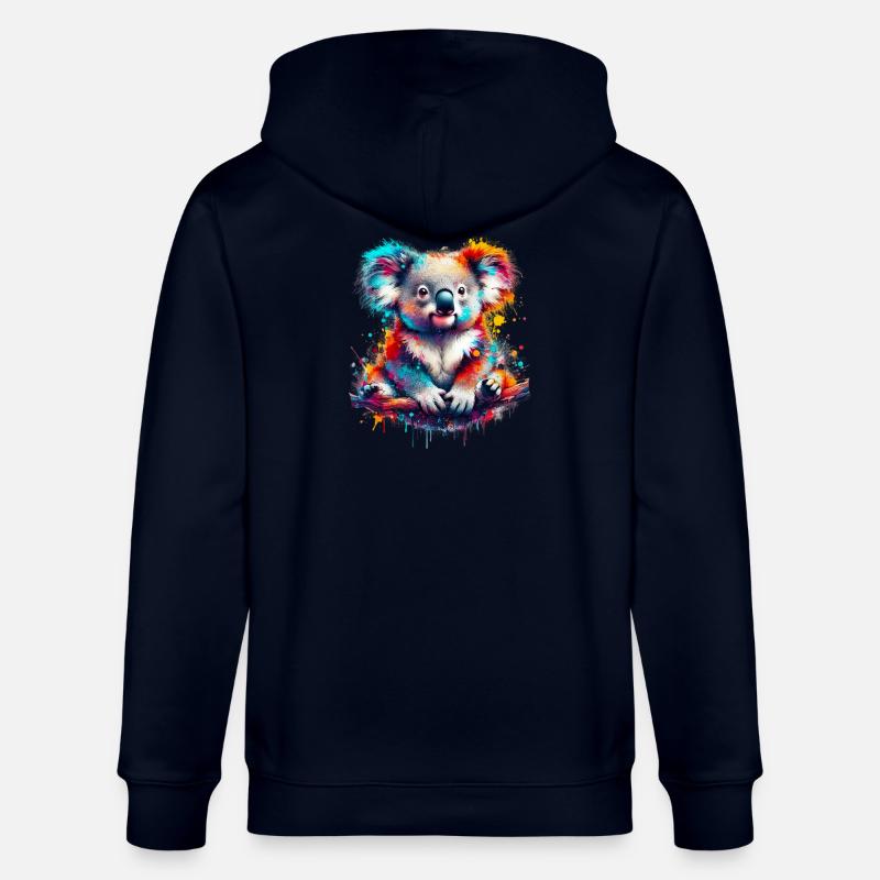 Koala - Veste à capuche bio CULTIVATOR Stanley/Stella Unisexe - marine
