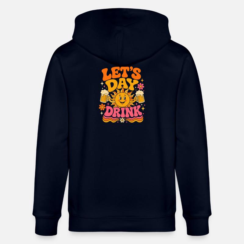 Sonne, Bier & Feierlaune - Stanley/Stella Unisex Bio-Kapuzenjacke CULTIVATOR  - Navy